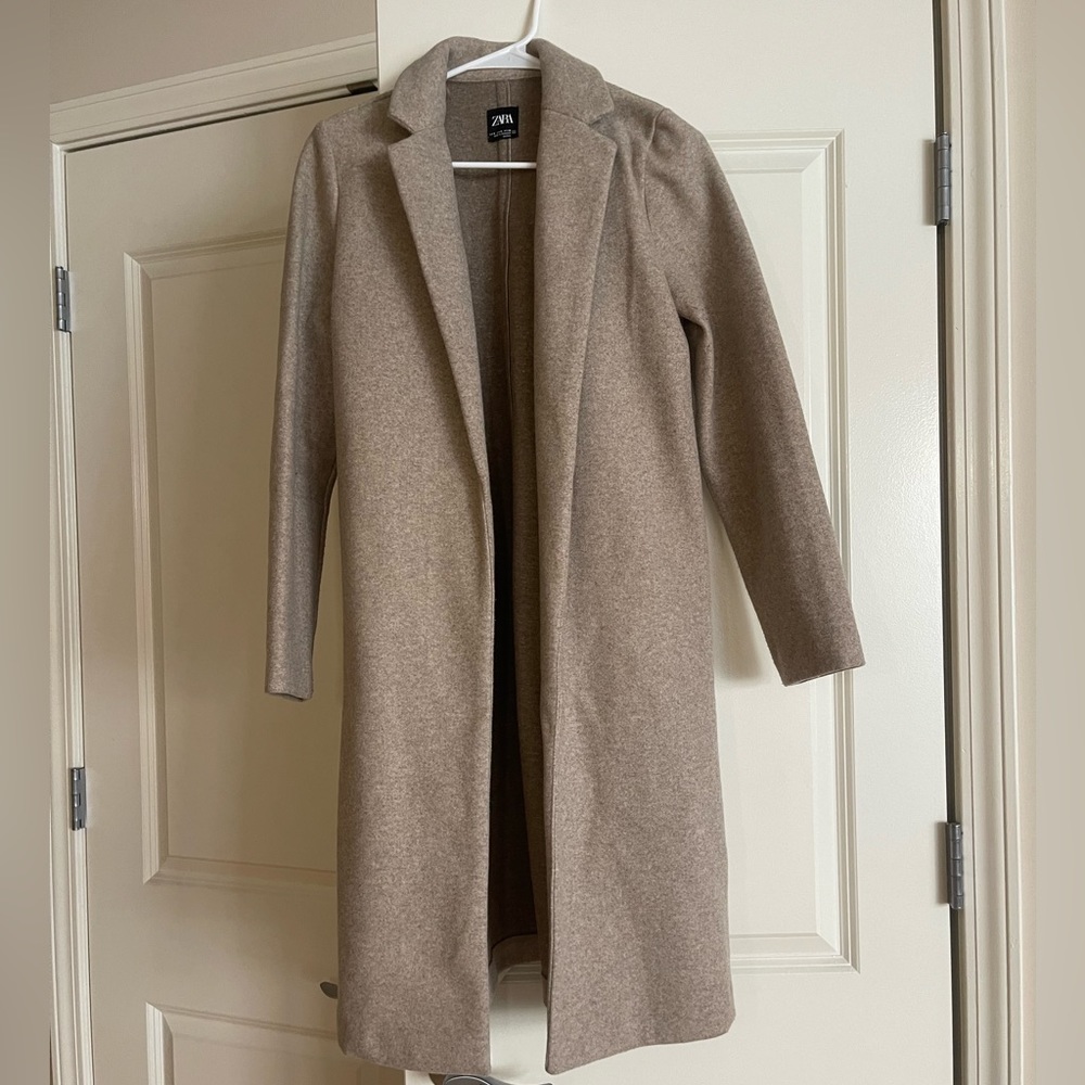 Zara beige coat